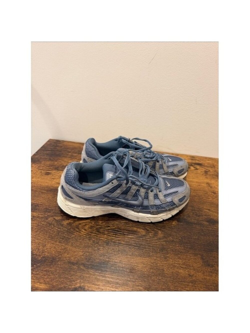 Nike p-6000 se Men's Slate Blue Mesh Athletic Sneakers size 7.5